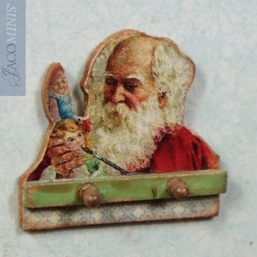 SVW 10-B - Small Santa Coat Rack Right - Santa Village 2