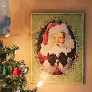 SVH 02-B - Santa Picture in Frame - Santa Village 2