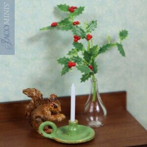 SVH 03-B - Green Candle with Candlestick - Santa Village 2