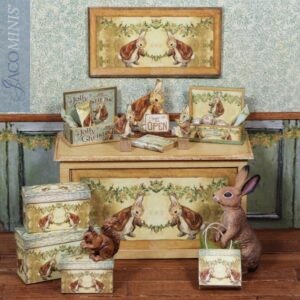 CP 01-A - Small Shop Counter with Peter Rabbit Christmas Decoration - Christmas with Peter Rabbit & Friends