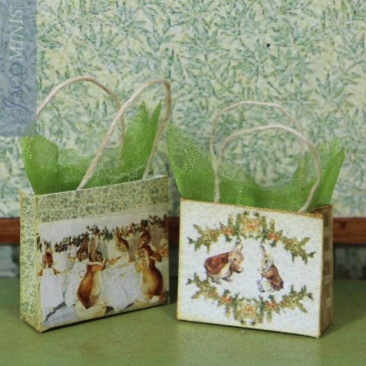 CP 15-B - Set of 2 Paper Bags - Christmas with Peter Rabbit & Friends