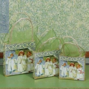 VC 21 06-C - Set of 2 Christmas Gift Bags - Victorian Christmas