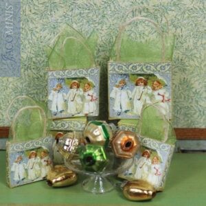 VC 21 06-C - Set of 2 Christmas Gift Bags - Victorian Christmas